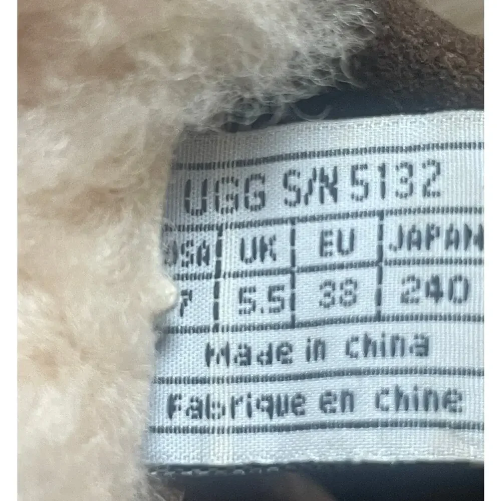 UGG Australia Women's Brown Suede Cargo III Mid Calf Boots